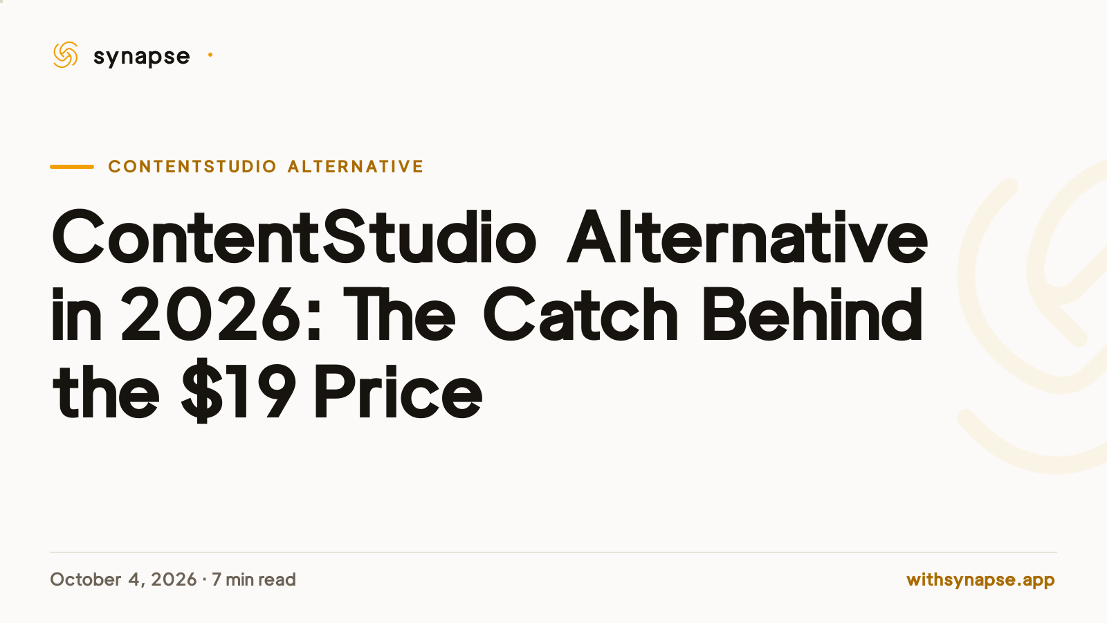 ContentStudio Alternative in 2026: The Catch Behind the $19 Price