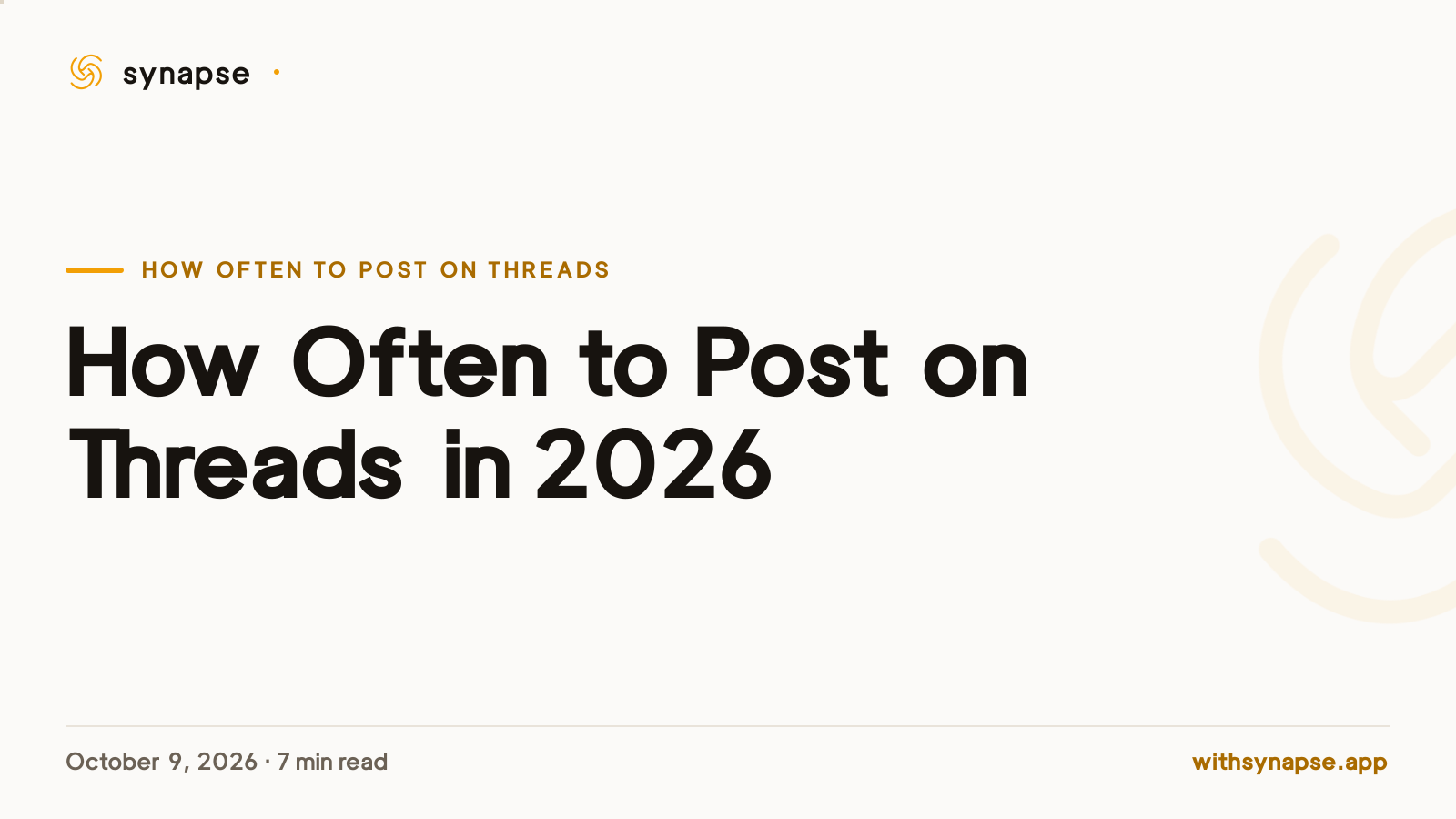 How Often to Post on Threads in 2026