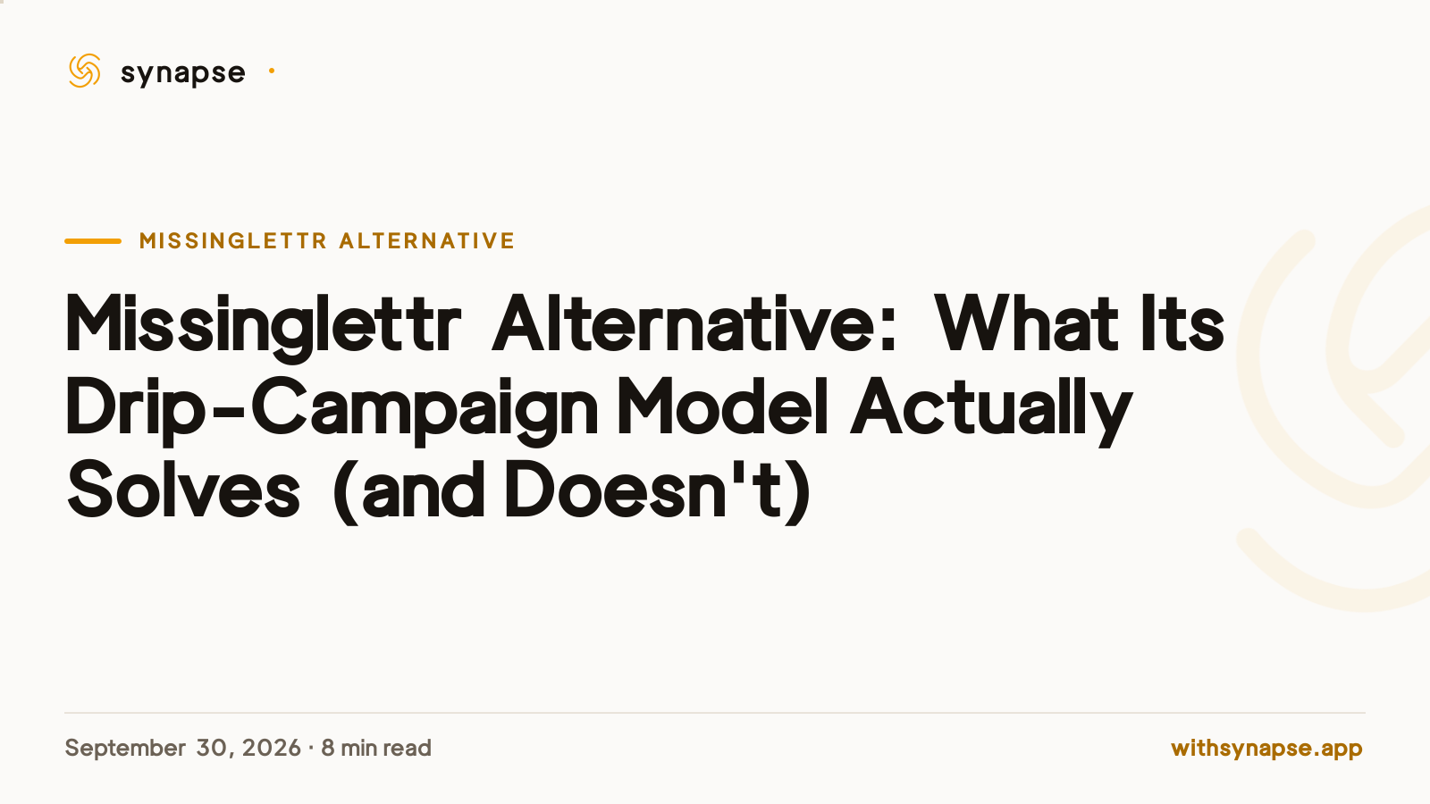 Missinglettr Alternative: What Its Drip-Campaign Model Actually Solves (and Doesn't)
