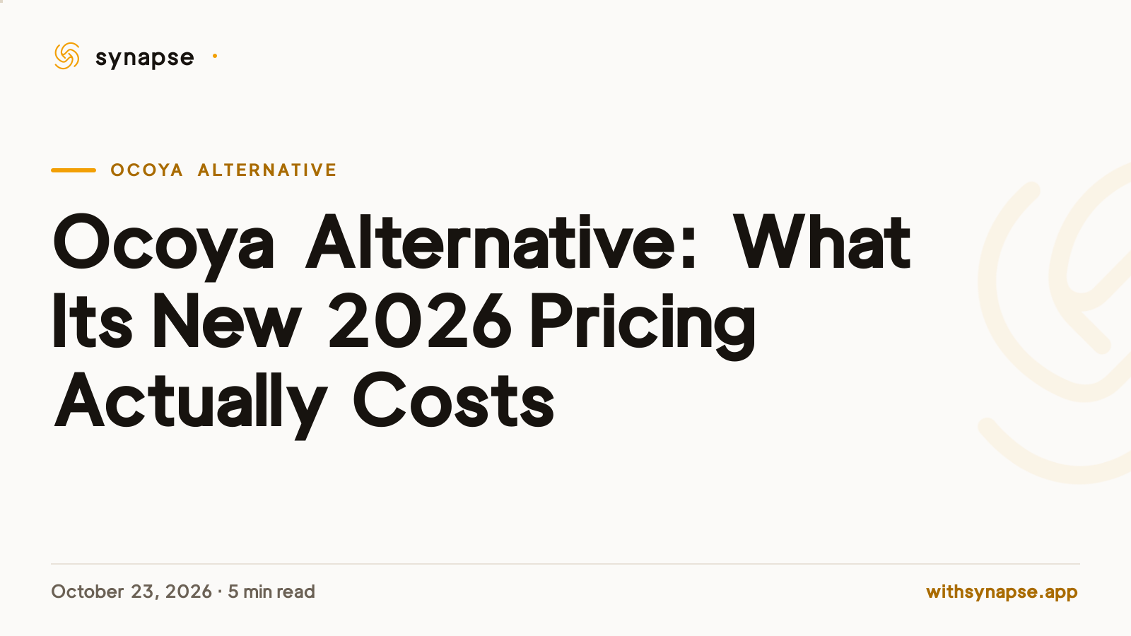 Ocoya Alternative: What Its New 2026 Pricing Actually Costs