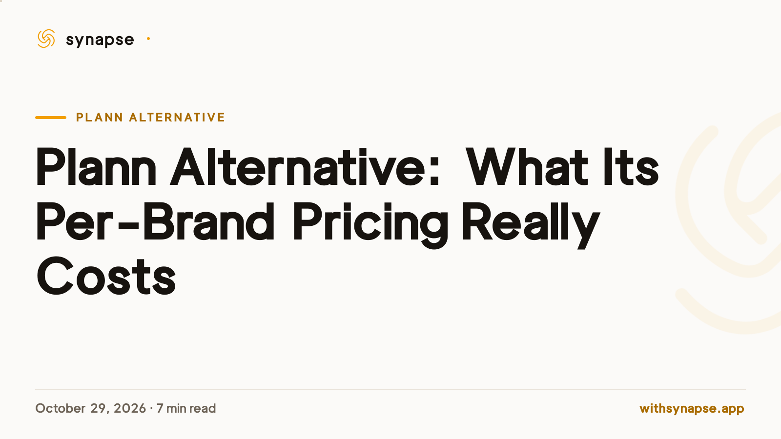Plann Alternative: What Its Per-Brand Pricing Really Costs