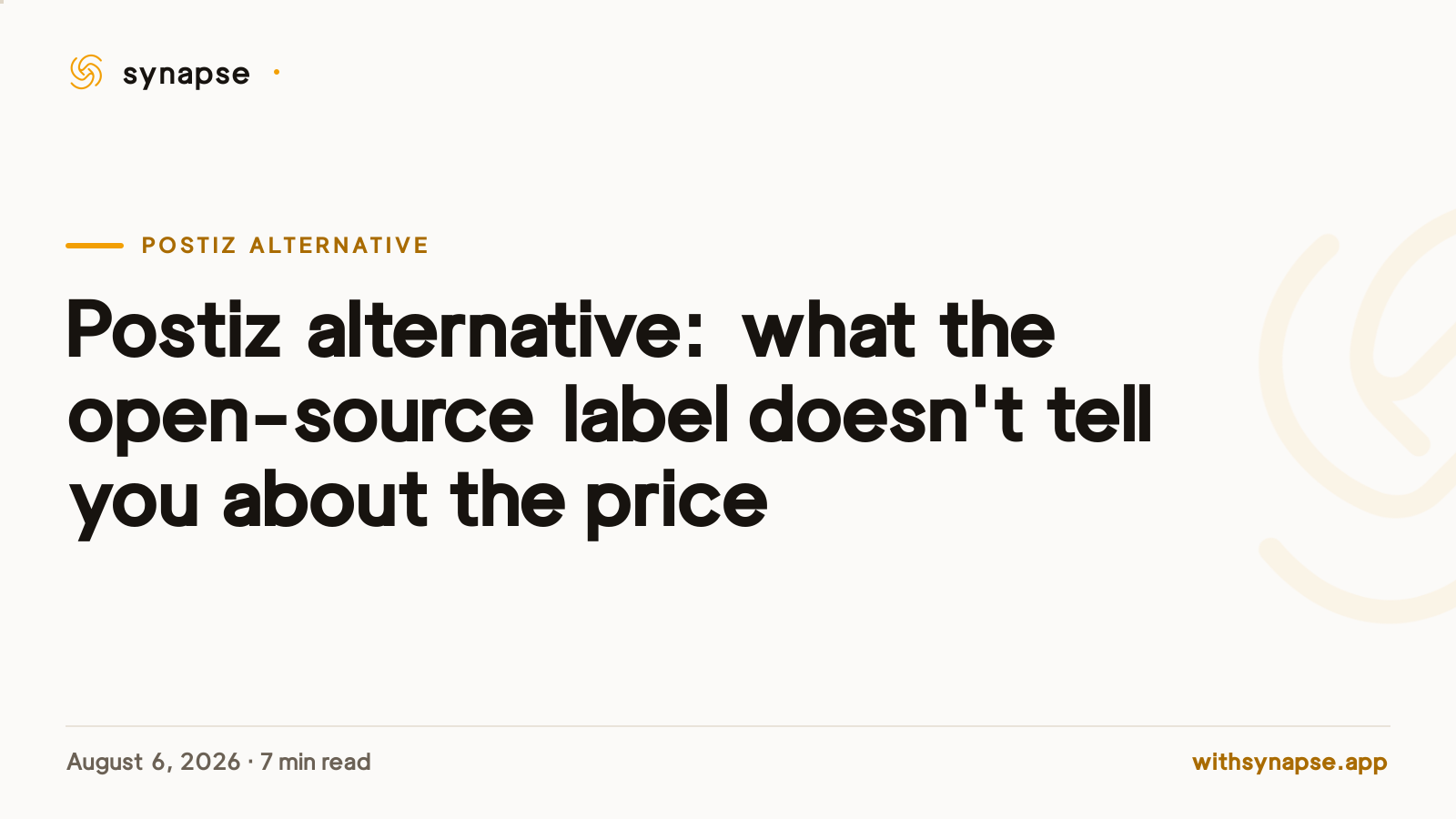 Postiz alternative: what the open-source label doesn't tell you about the price