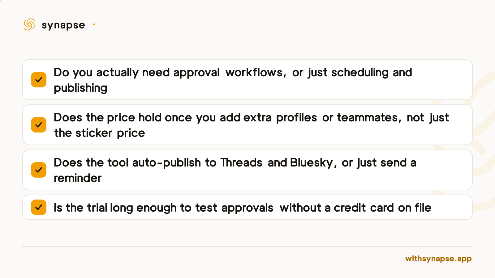 A checklist of four questions to ask before switching off Sked Social in 2026.