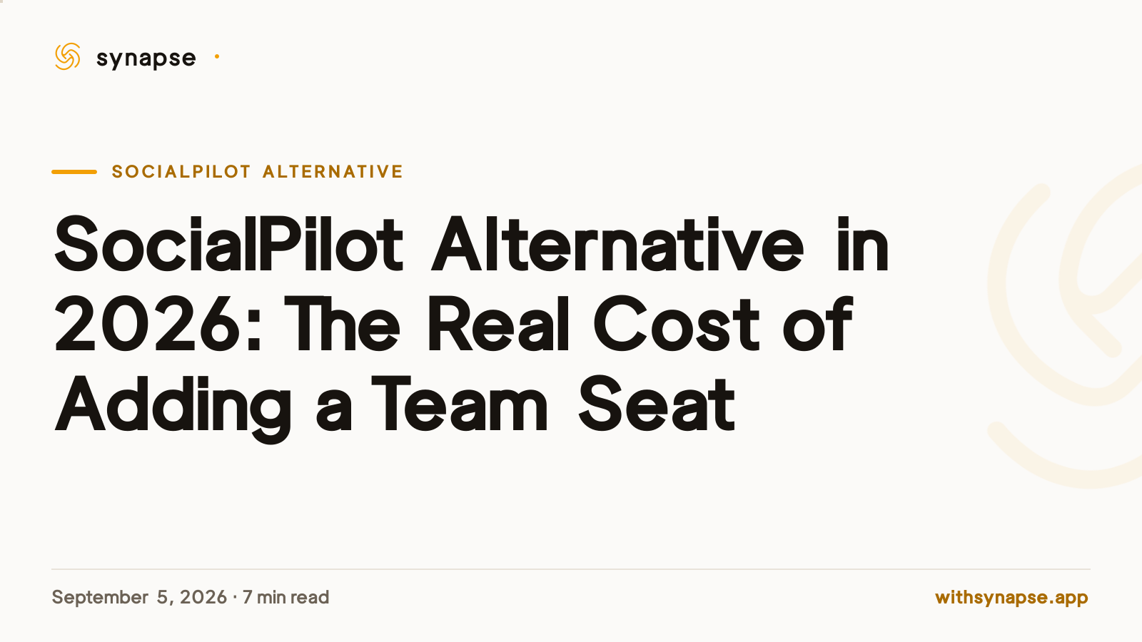 SocialPilot Alternative in 2026: The Real Cost of Adding a Team Seat